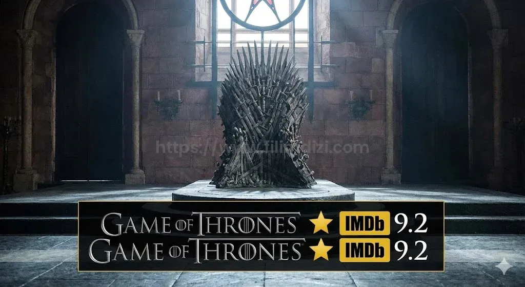 Game of Thrones ⭐ IMDb 9.2, taht mücadeleleri, entrika ve epik savaş sahneleriyle dünyanın en çok izlenen ve tavsiye edilen fantastik dizileri arasında yer alıyor.